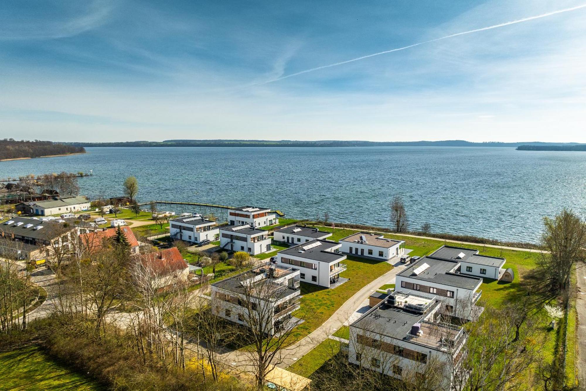Hangar 19 Luxusbungalow Am See H8 Schwerin  Eksteriør bilde